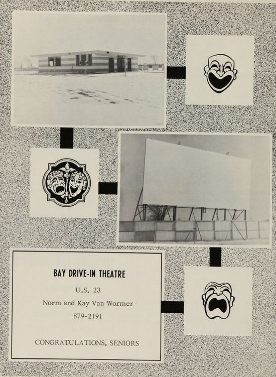 Bay Drive-In Theatre - Pinconning High Yearbook